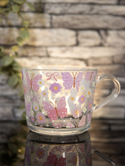 Pastel Butterflys | Tea Cup