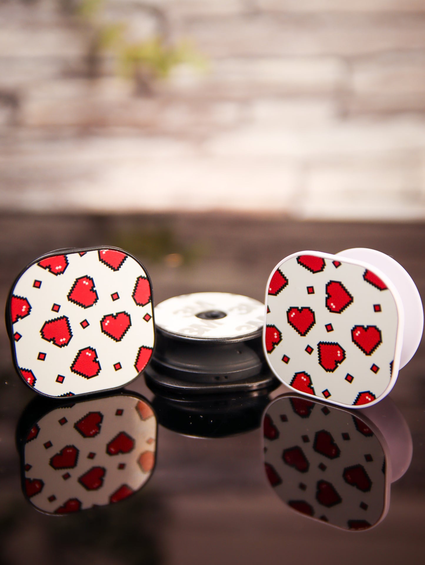 Pixel Hearts | Phone Grip