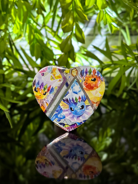 #0134, #0135 & #0136 | Heart Shape Button