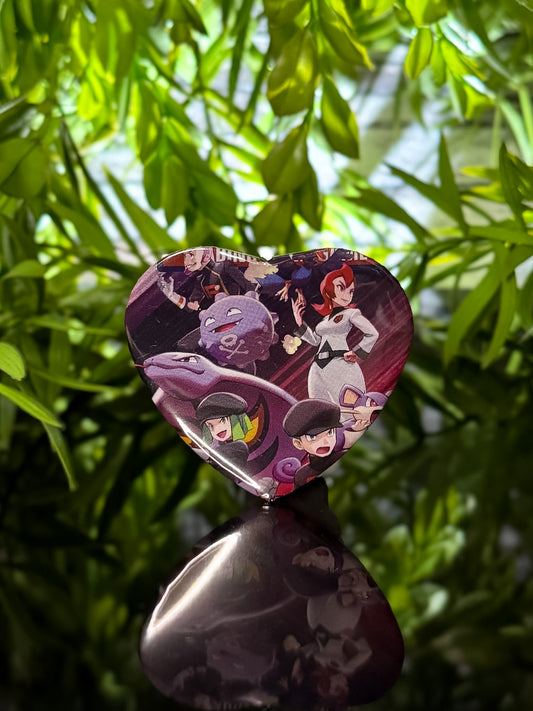 Team R | Heart Shape Button