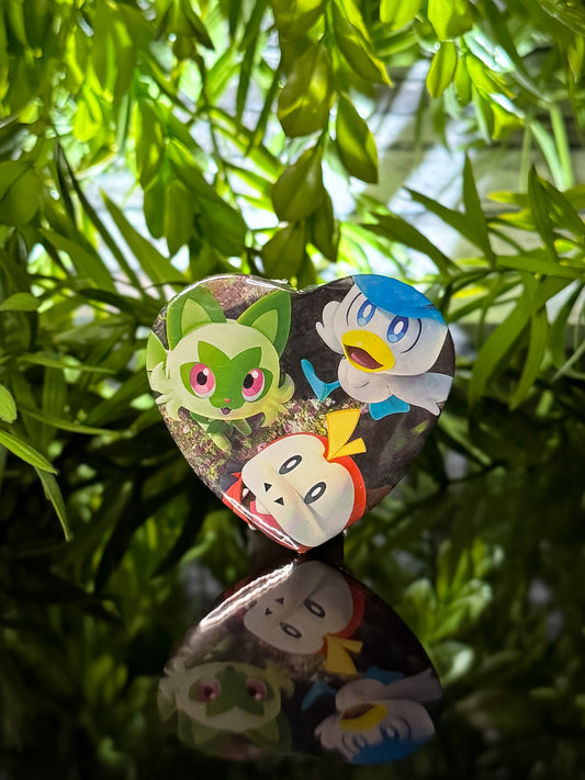 #0906, #0909 & #0912 | Heart Shape Button