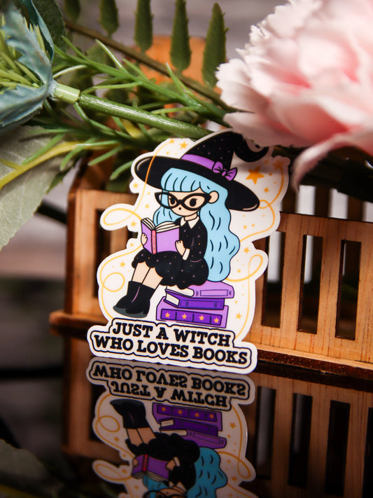 Just A Witch Who Loves Books | Stickers