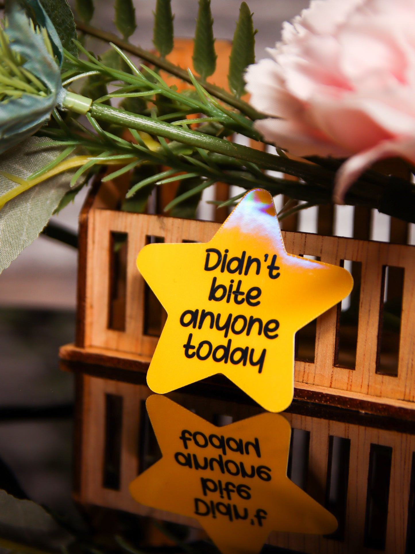 Didn't Bite Anyone Today - Star | Stickers