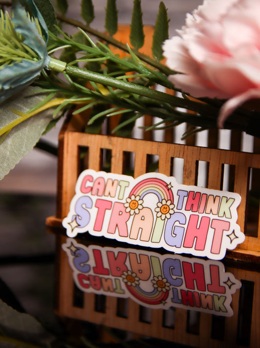 Can't Think Straight | Stickers