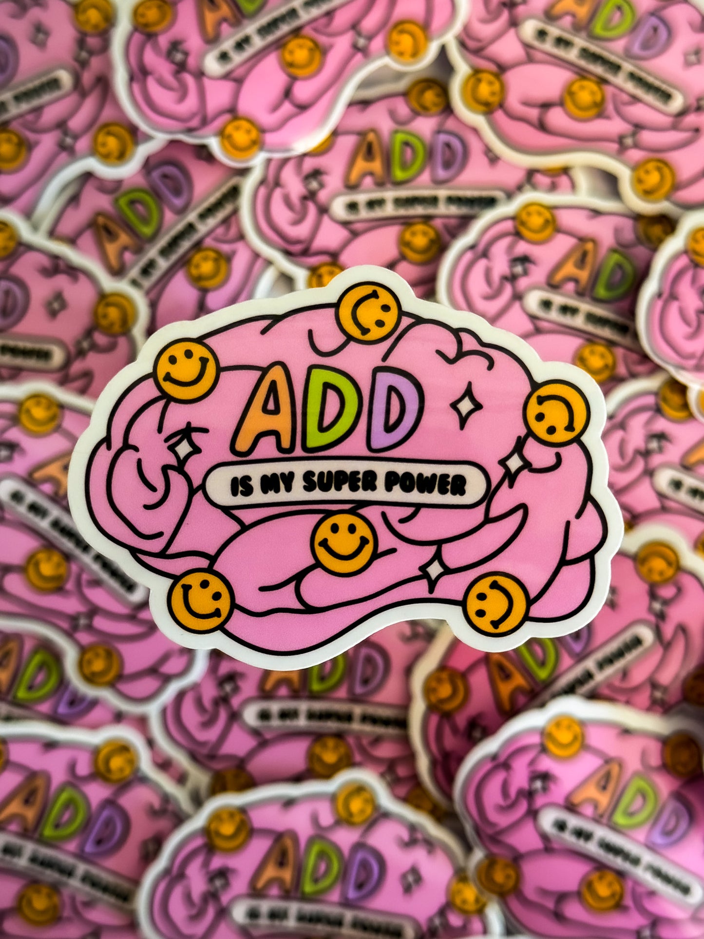 ADD Is My Superpower | Stickers