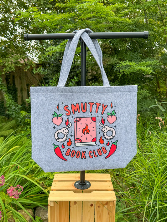 Smutty Book Club | Felt Bag