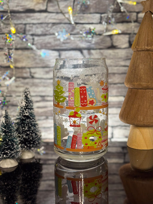 Winter Bookshelf | Glass Can