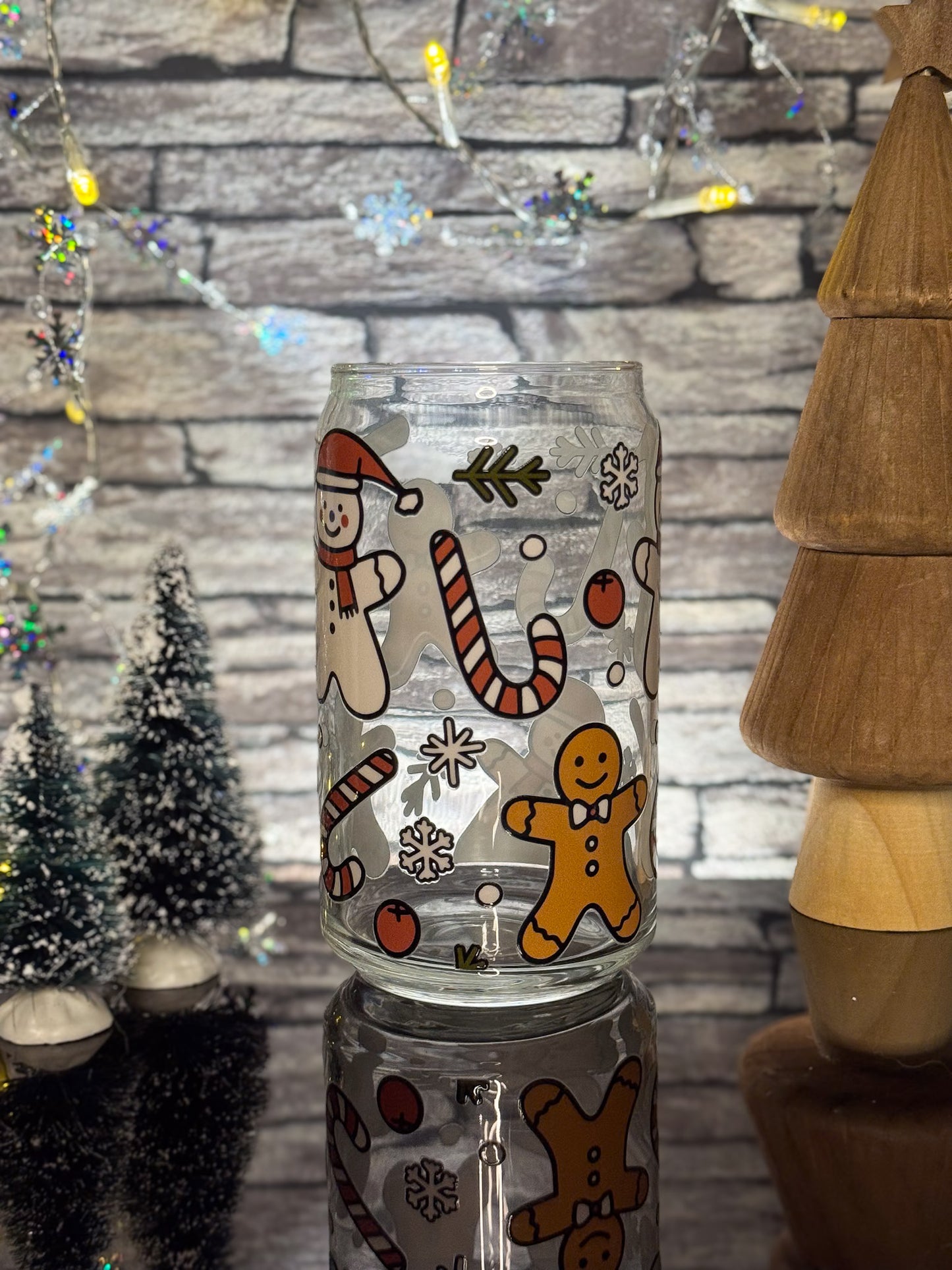 Christmas Candy | Glass Can