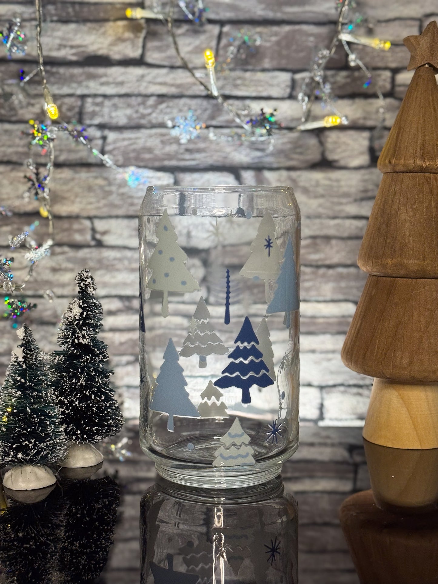 Winter Trees | Glass Can