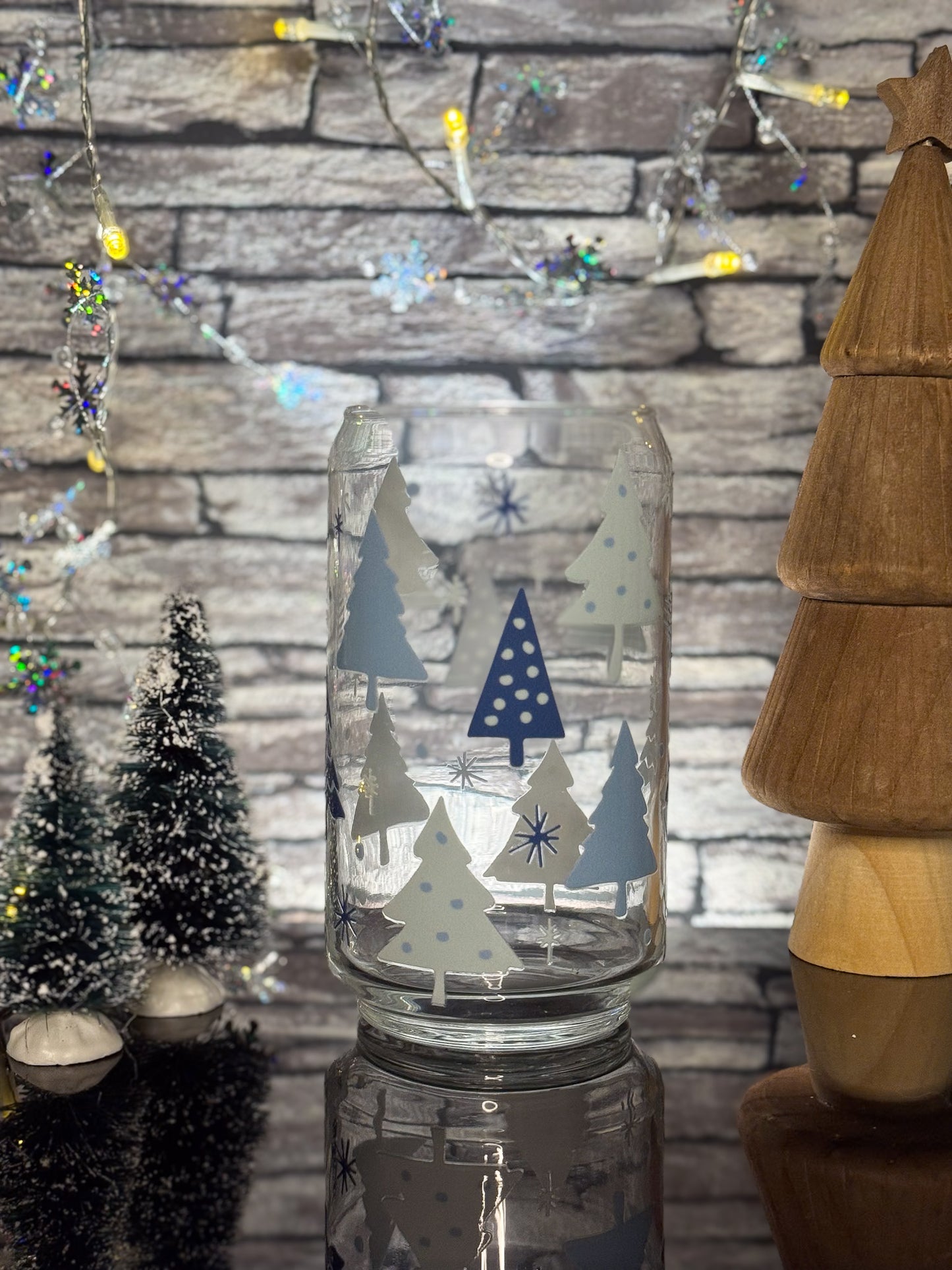 Winter Trees | Glass Can